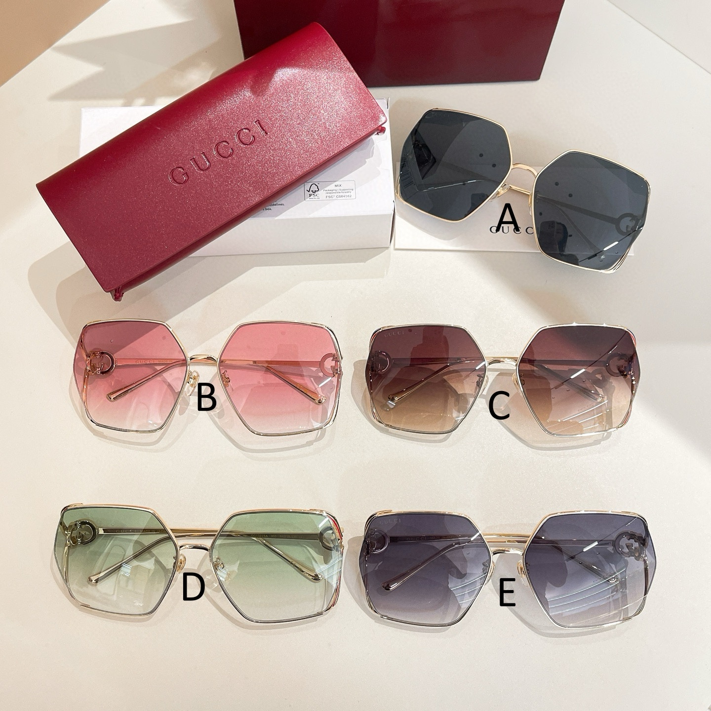 구찌 Gucci GG1322SA 64口16-135