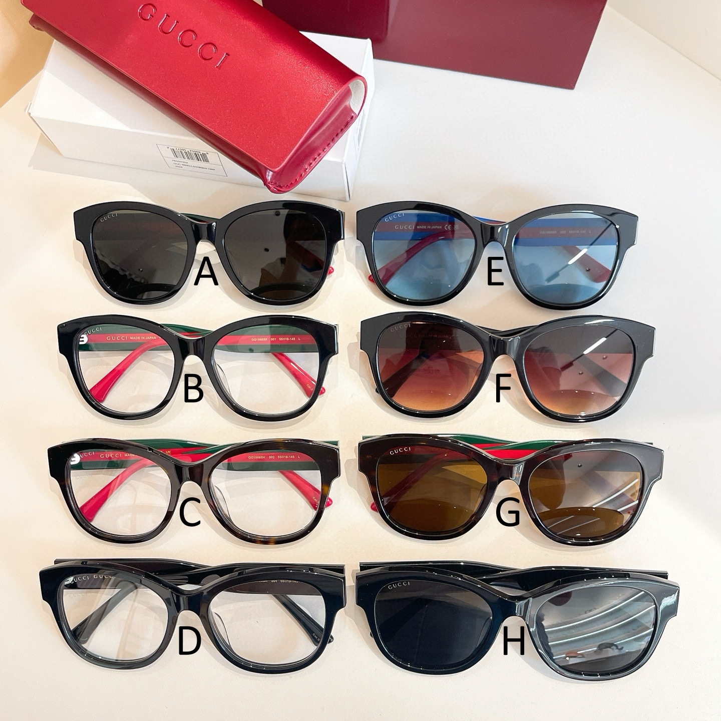 구찌 Gucci GG1866S 55口19-145