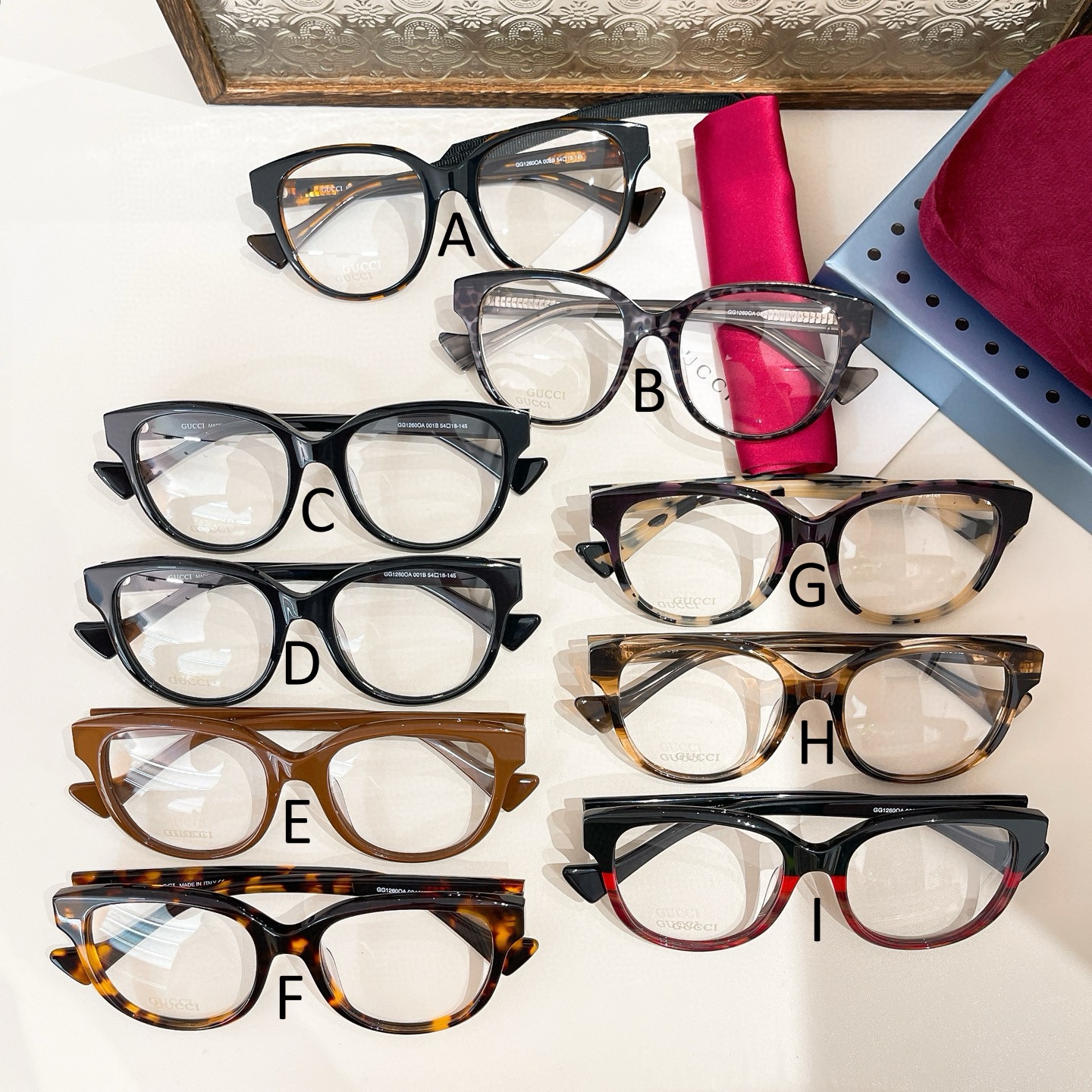 구찌 Gucci GG1260OA 54口18-145