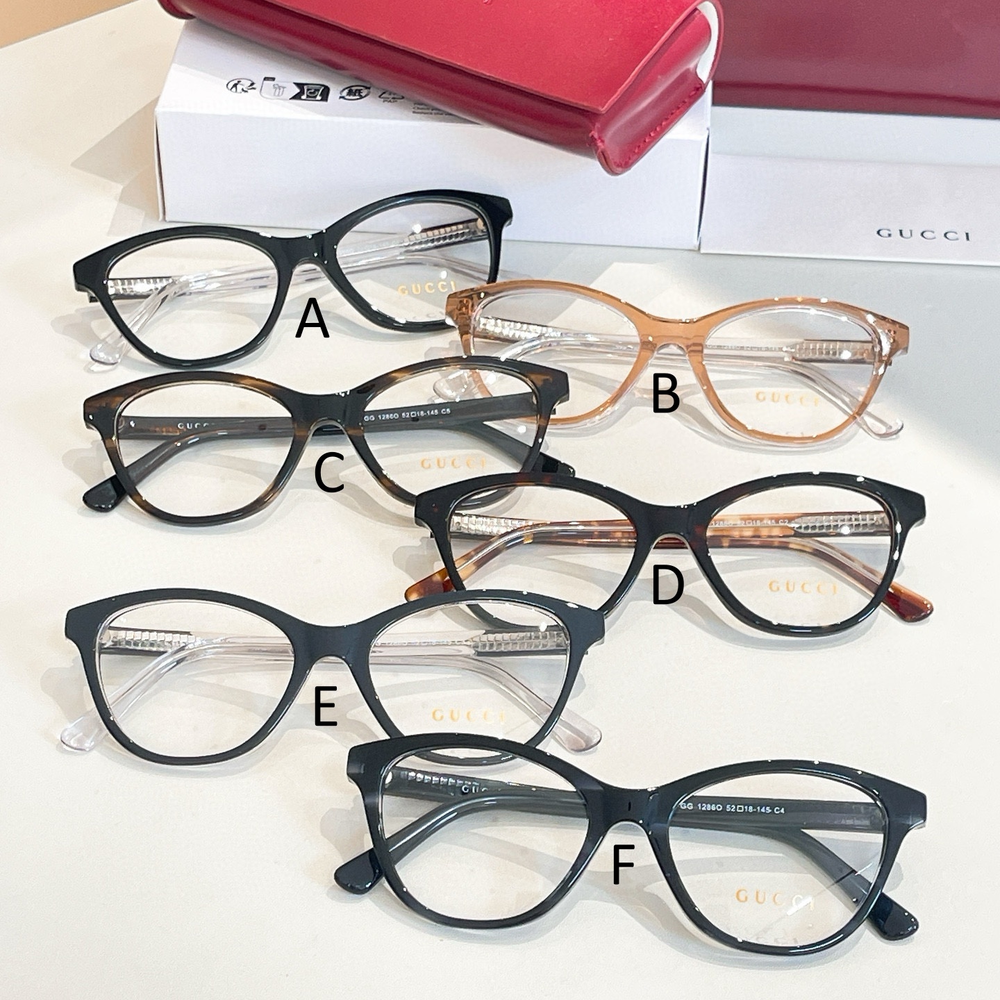 구찌 Gucci GG1286O 52口18-145