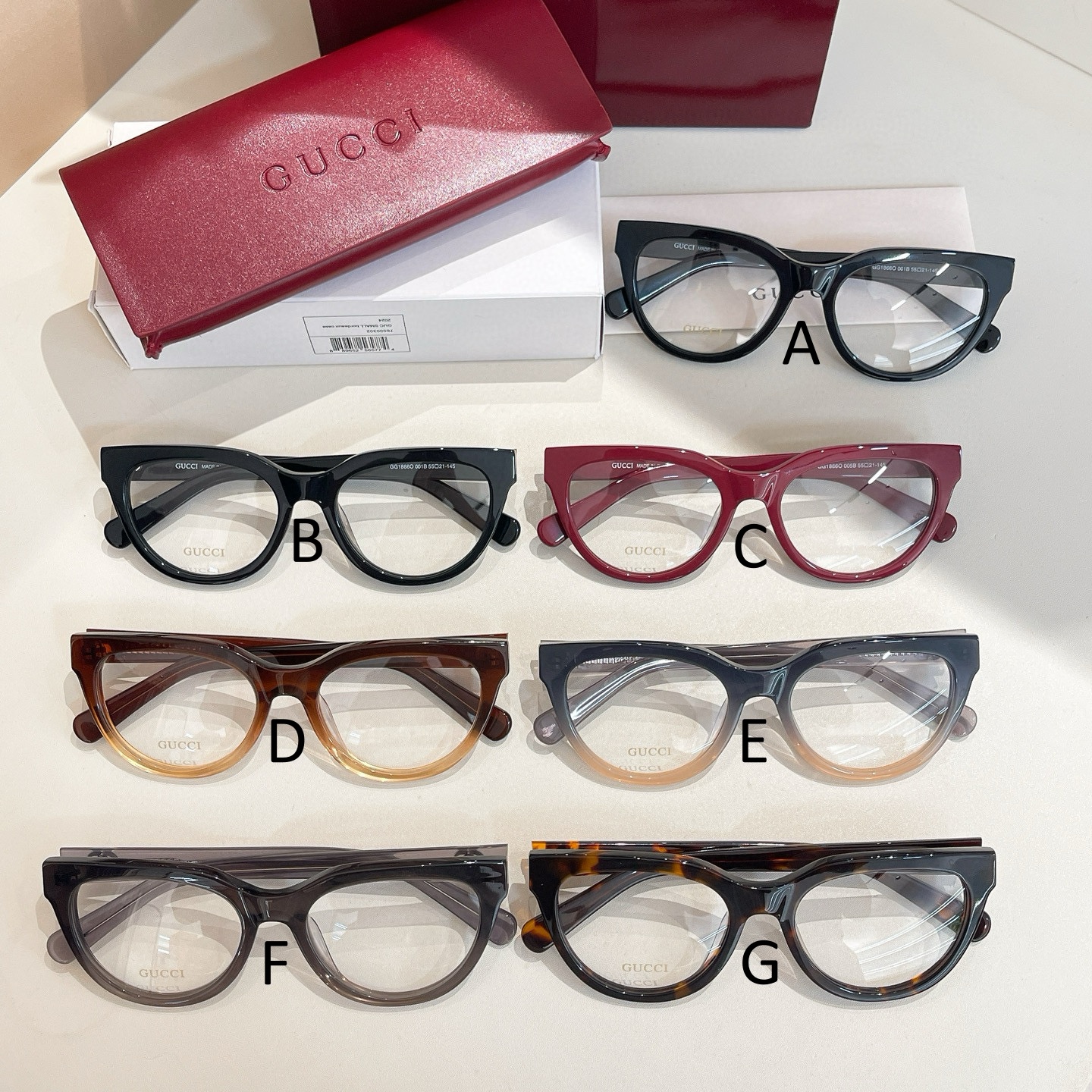 구찌 Gucci GG1866O 55口21-145