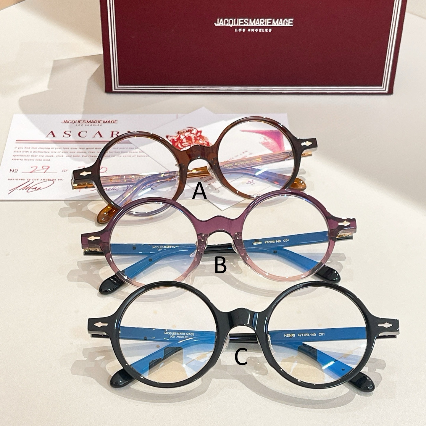 JACQUES MARIE  MAG HENRI 47口23-140