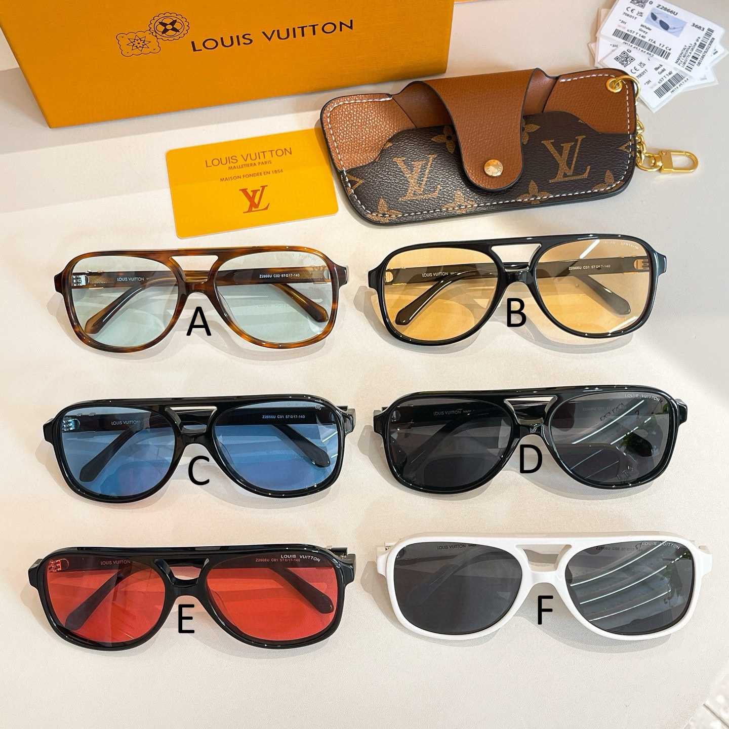 루이비통 Louis Vuitton Z2866U 57口17-140