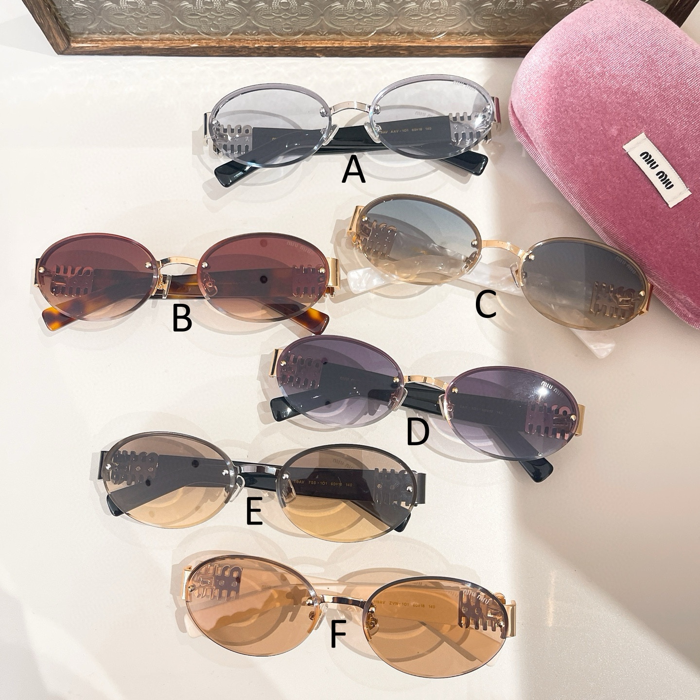 미우 미우 MIU MIU MU 119AV 60口18-140