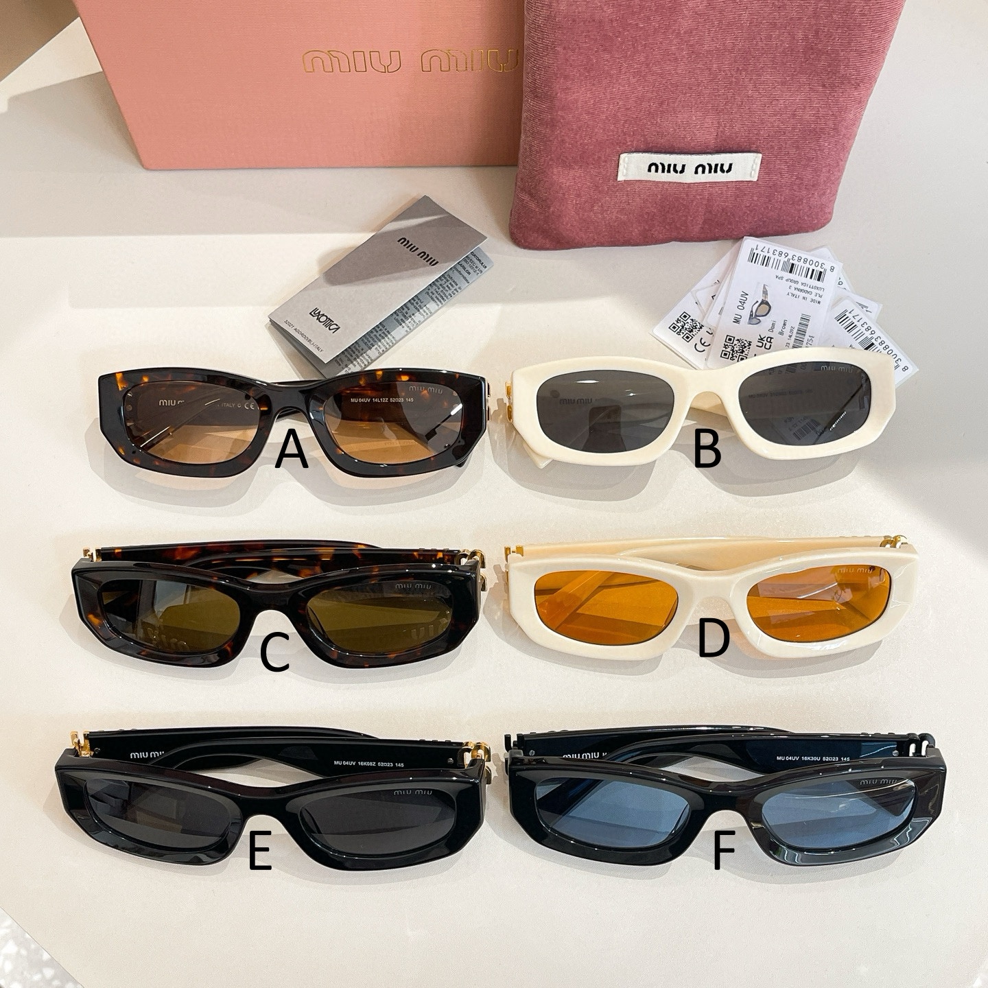 미우 미우 MIU MIU MU04V 52口23-145