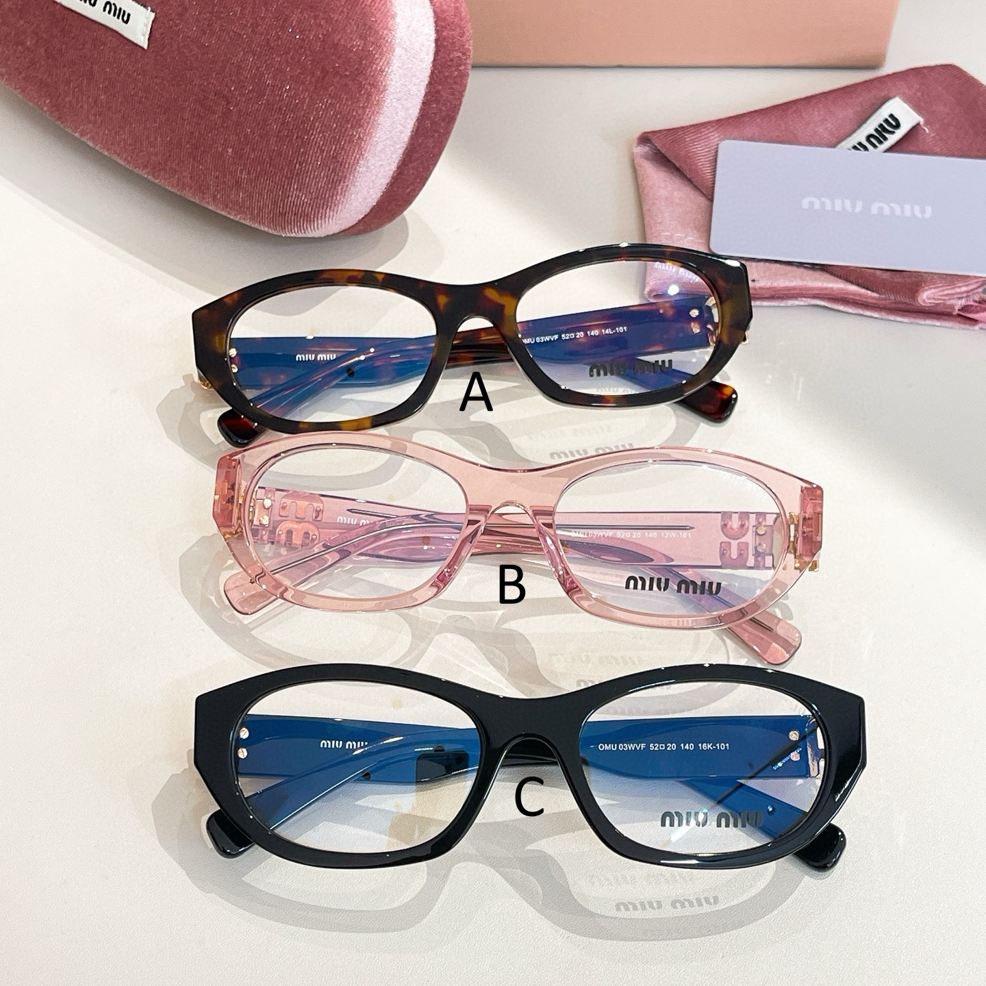 미우 미우 MIU MIU OMU 03WVFV 55口18-147