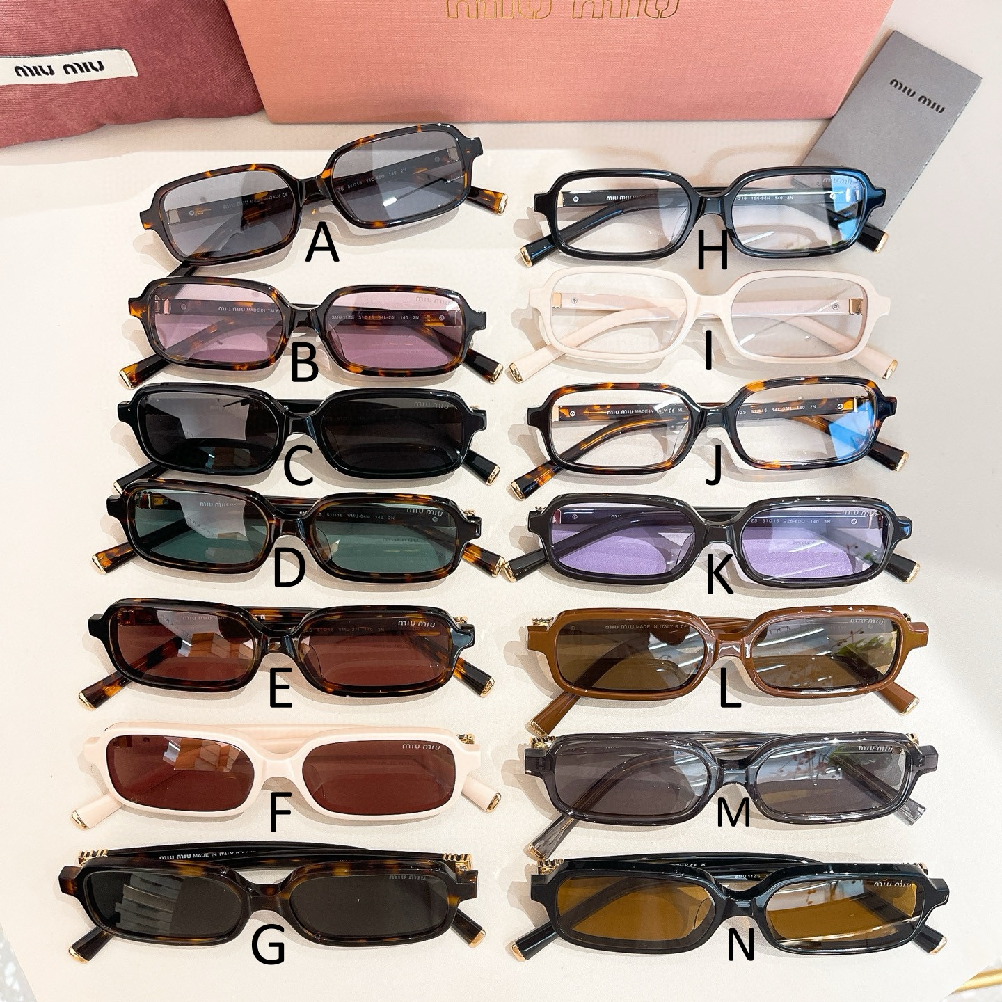 미우 미우 MIU MIU SMU 11ZS 51口16-140