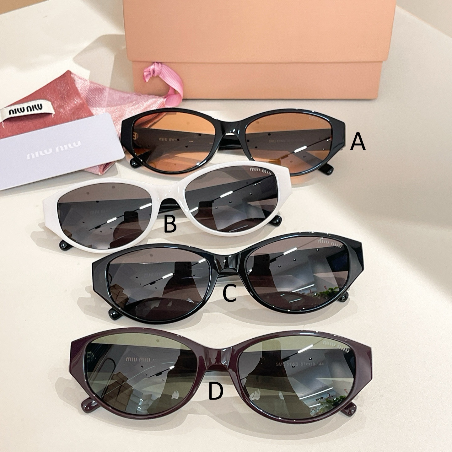 미우 미우 MIU MIU SMU 51WS 57口19-144