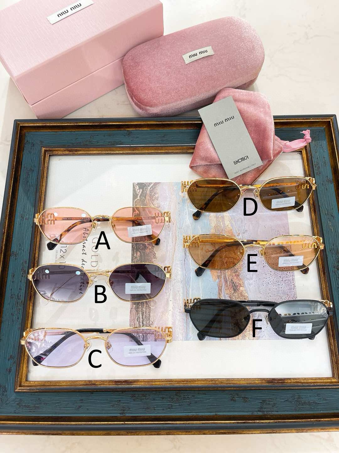 미우 미우 MIU MIU SMU 57ZS 56口19-140