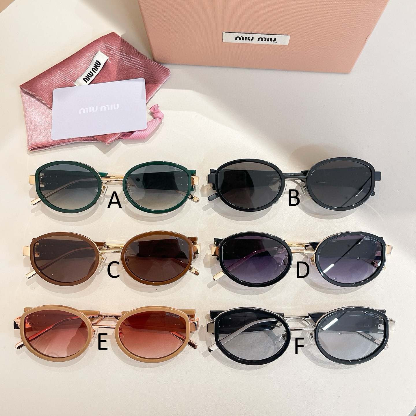 미우 미우 MIU MIU SMU 63WS 55口18147