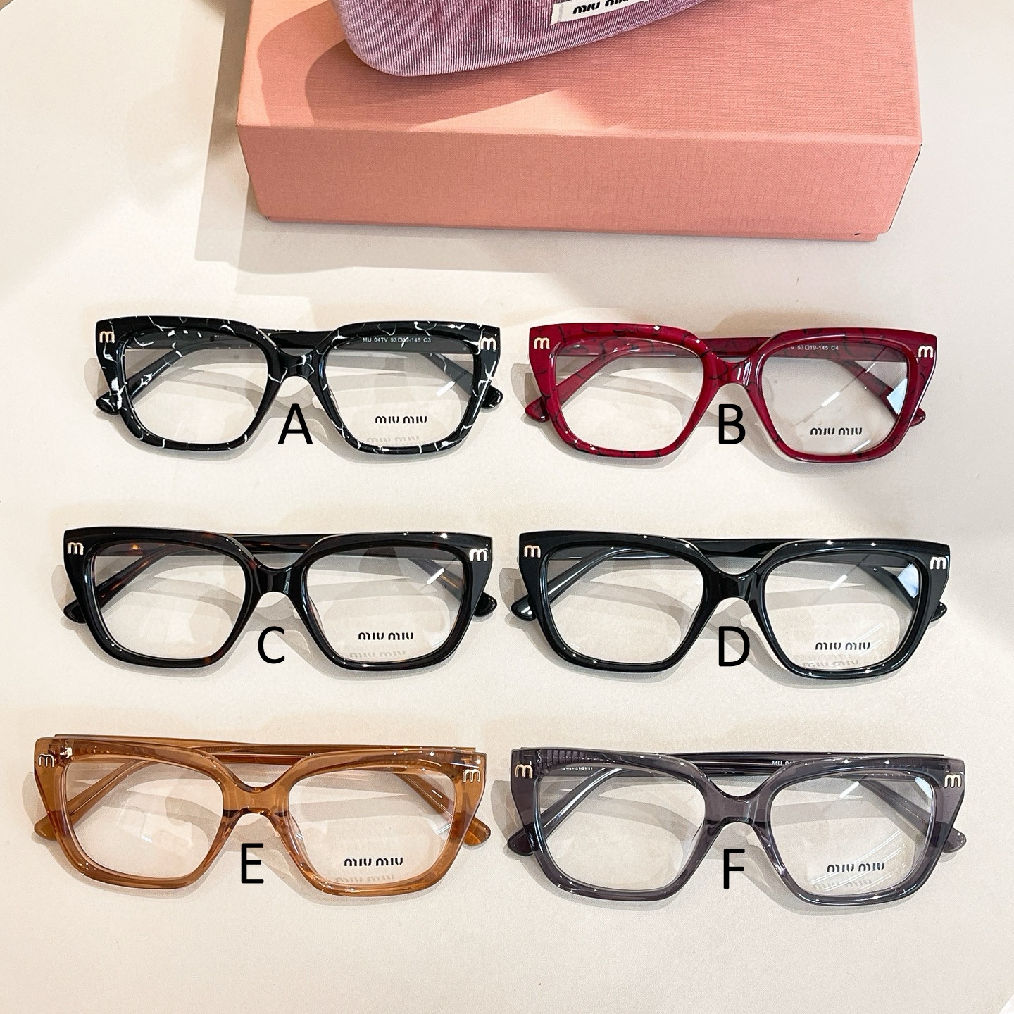 미우 미우 MIU MIU MU 04TV 55口18-147