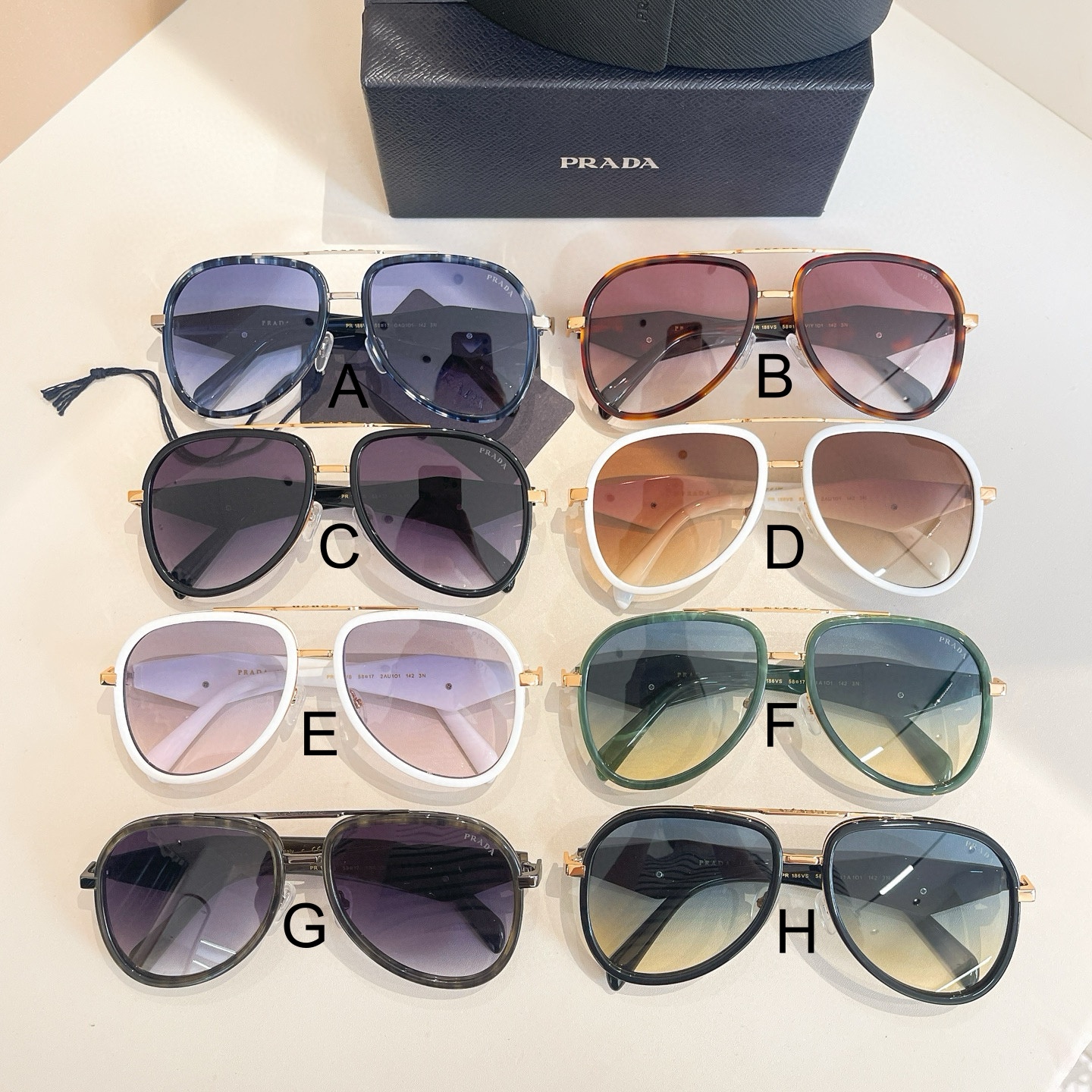 프라다 Prada PR 186VS 53口20-145