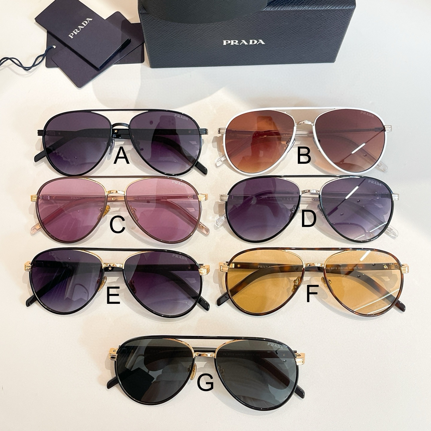 프라다 Prada PR B57 56口15-145