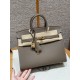 에르메스 Hermes Birkin 25cm Epsom 18 Etoupe/gold