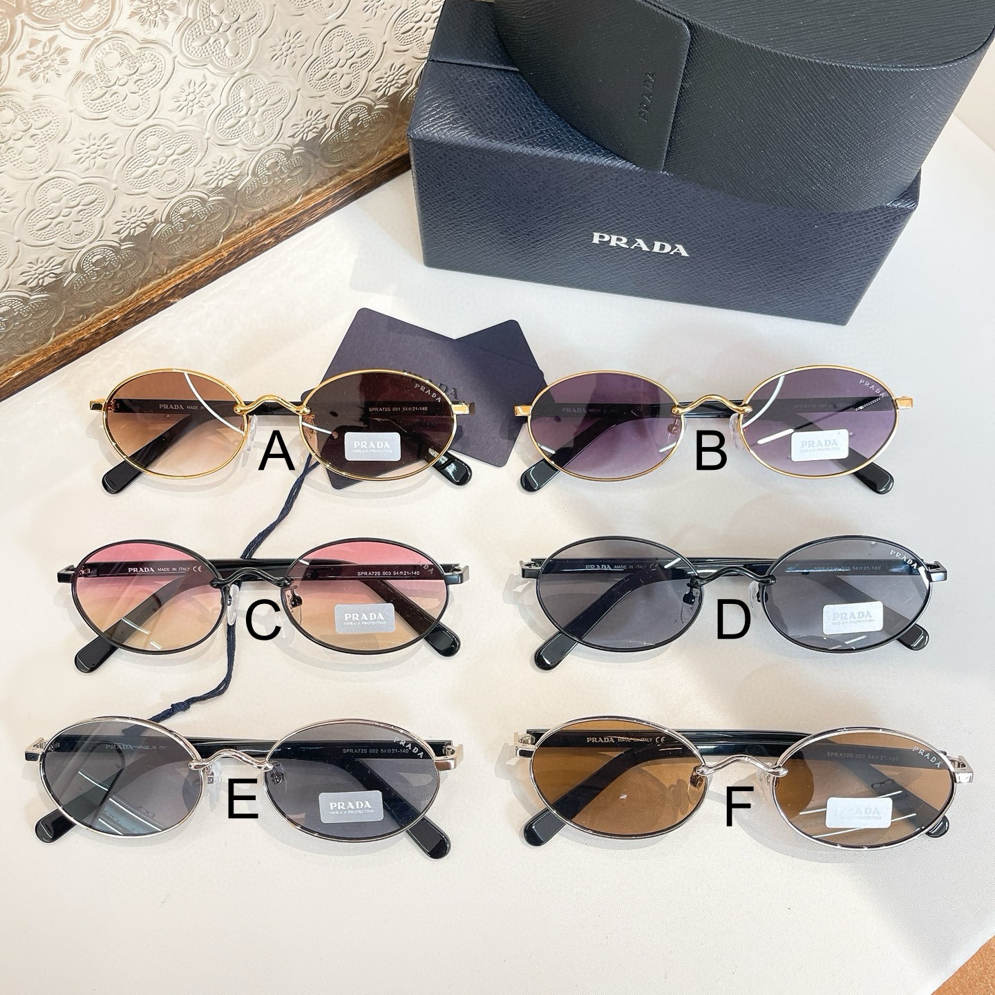 프라다 Prada SPR A72S 60口18-125