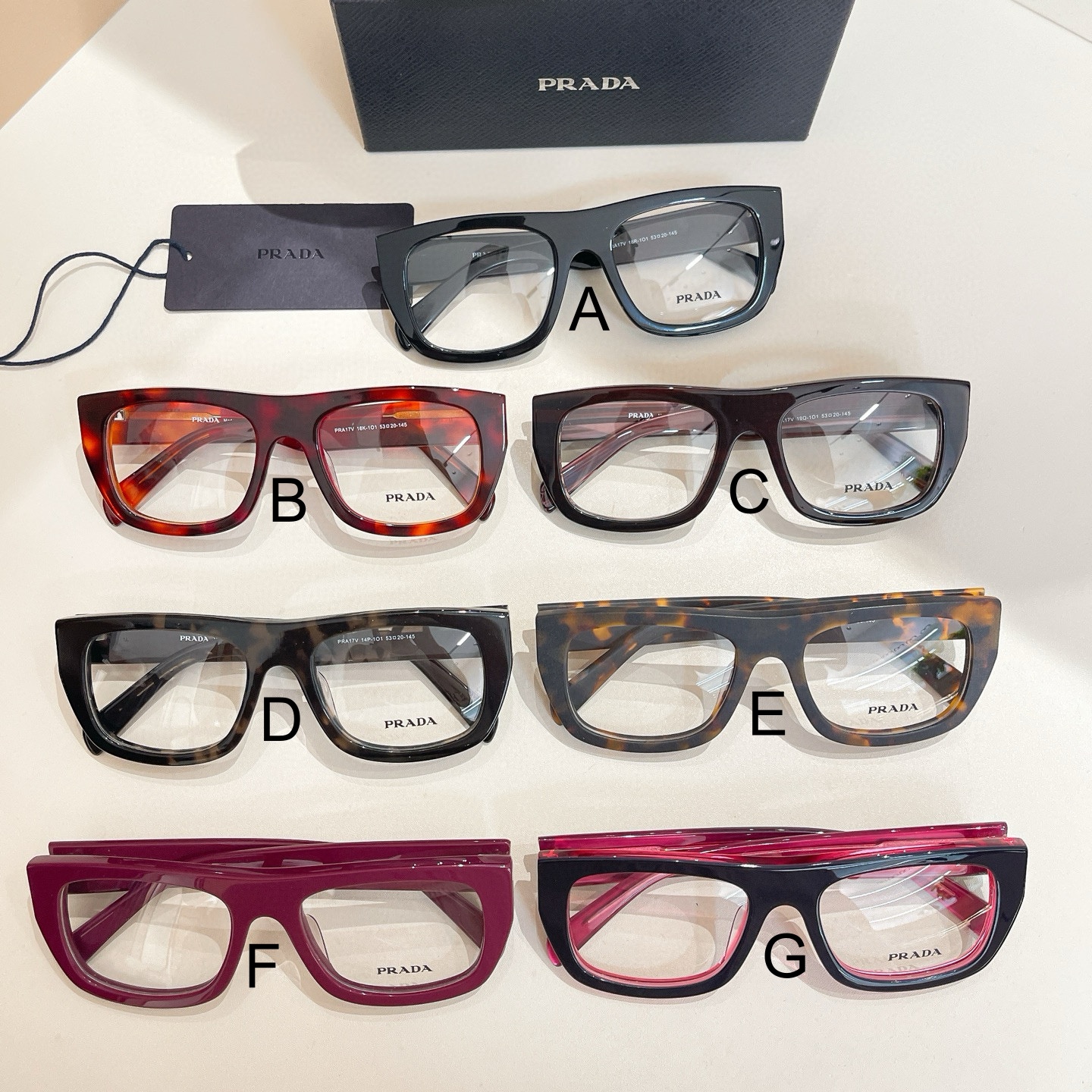 프라다 Prada PRA17V 53口20-145