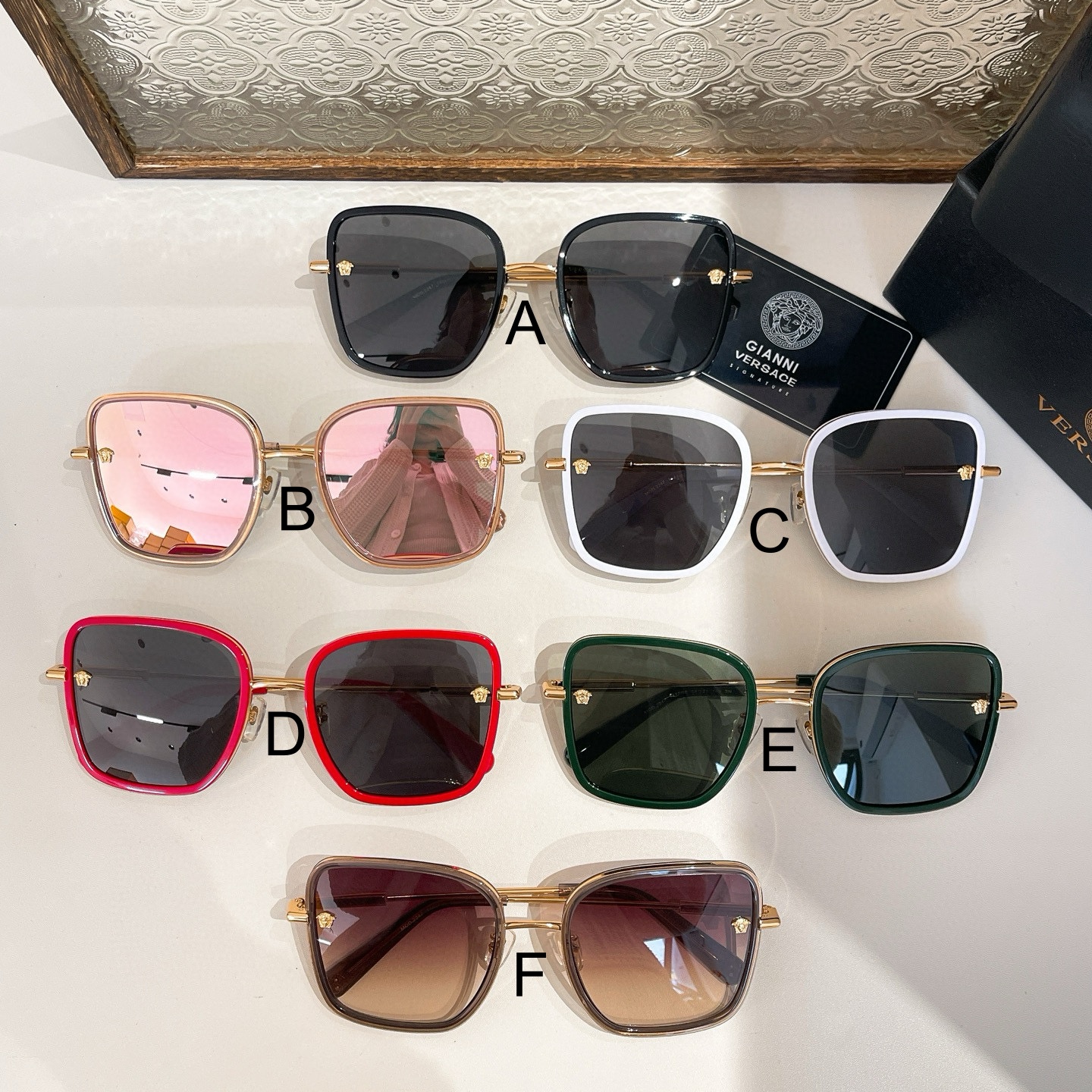 베르사체 Versace MOD.2247 63口17-138