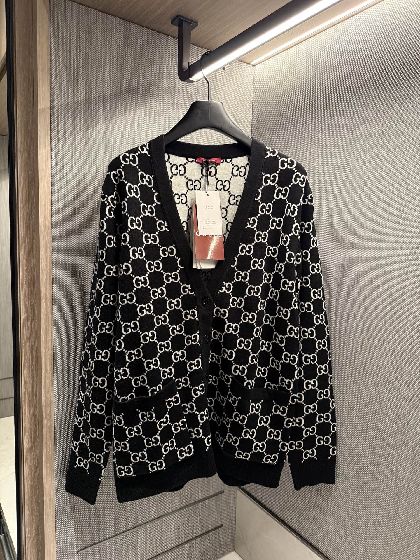구찌 Gucci 양면  가디건