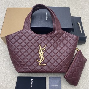 생로랑 Saint laurent/YSL 858191 Small Icare Shopping Bag in Quilted Lambskin