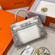 에르메스 Hermes Mini Kelly HENG LONG Himalaya/silver