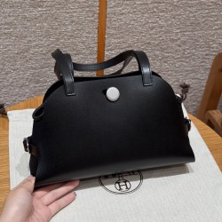 에르메스 Hermes Tablier Sellier Swift and Canvas 89 Noir/silver