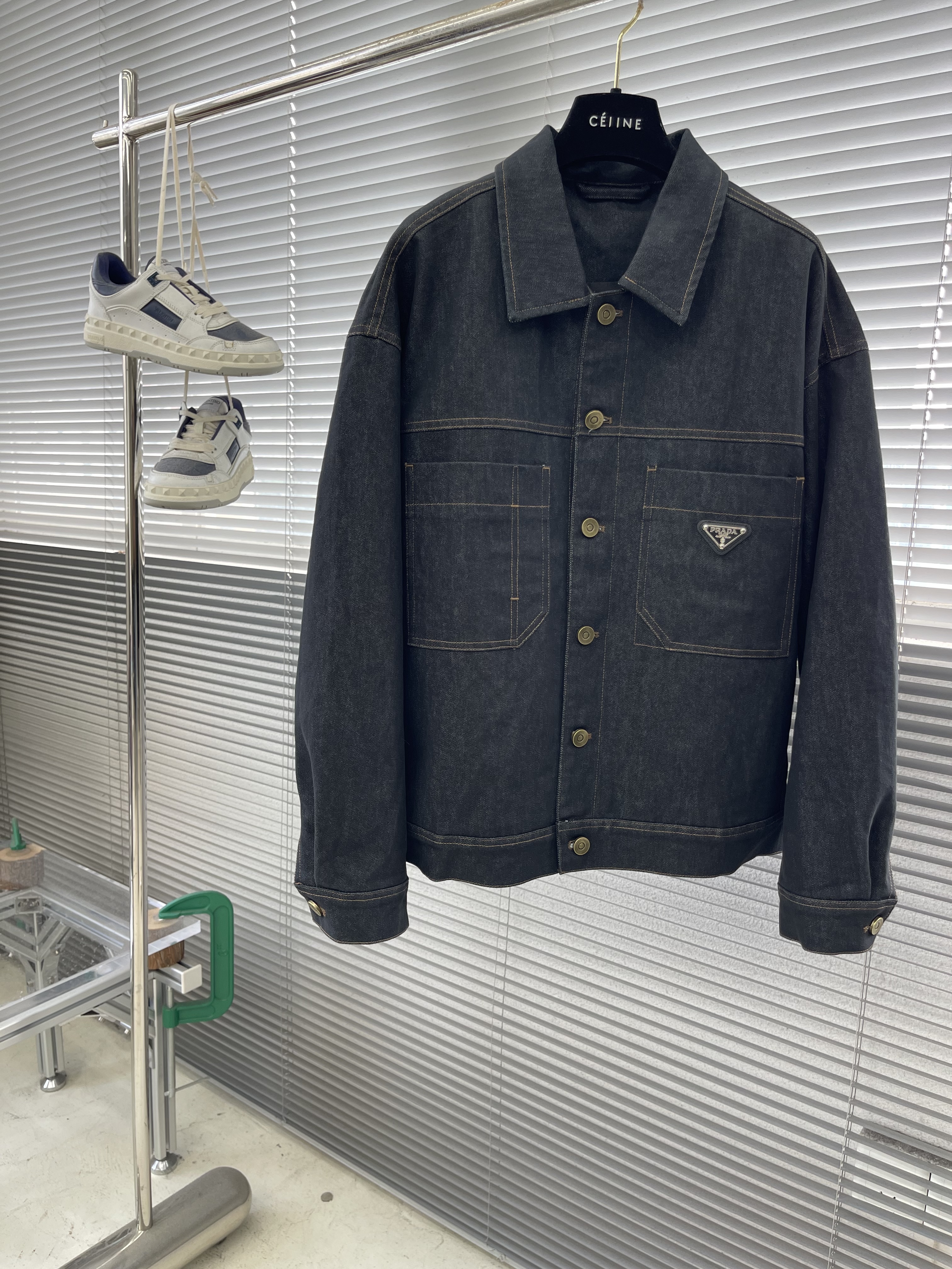 프라다 Prada 데님 재킷