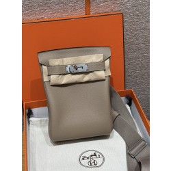 에르메스 Hermes Hac a dos 28cm Togo 81 Girs tourterlle/silver