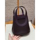 에르메스 Hermes in the loop 18cm Clemence 59 Raisin/silver