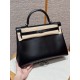 에르메스 Hermes Kelly 35cm Box 89 noir/noir