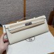 에르메스 Hermes Kelly cut 31cm Epsom 10 Craie/silver