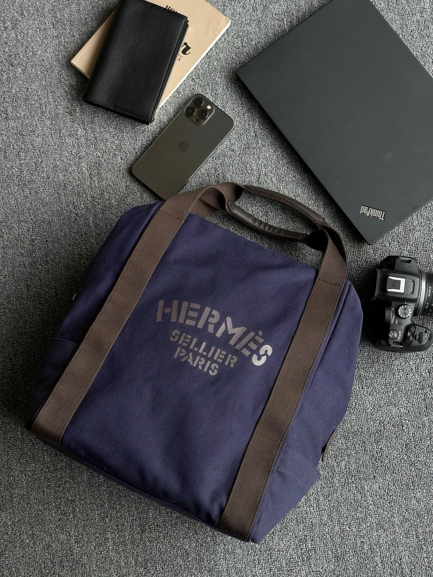 에르메스 Hermes Groom 백팩 Blue