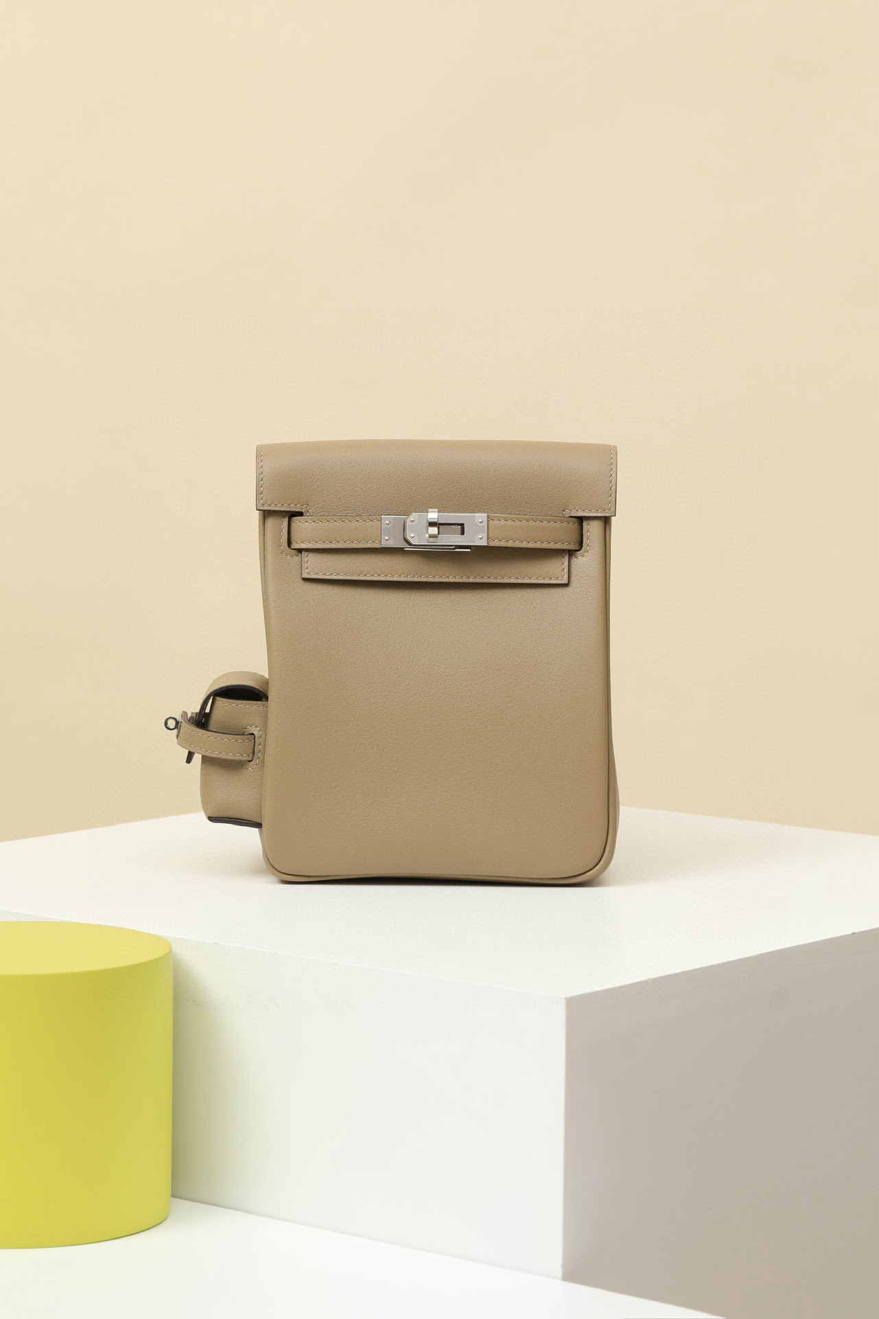 에르메스 Hermes Kelly Jump Swift 8Q Beige Marfa/silver