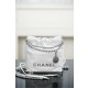 샤넬 Chanel 22P 22Mini Handbag AS3980 White silver 19cm