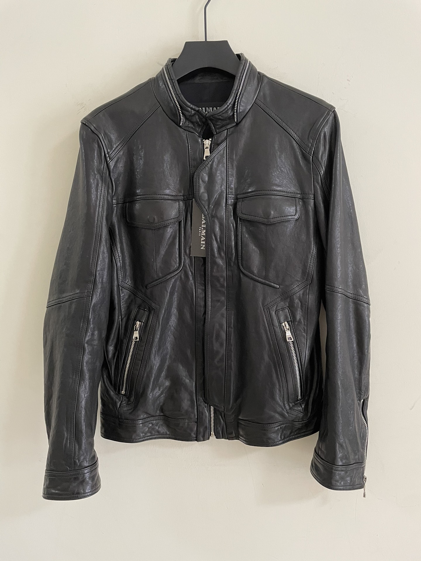 발망 Balmain 레더 재킷