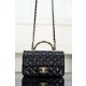 샤넬 Chanel 25B AS5701 Mini Flap Bag Black 19.5cm