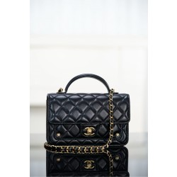 샤넬 Chanel 25B AP4675 Clutch with chain Black 19cm