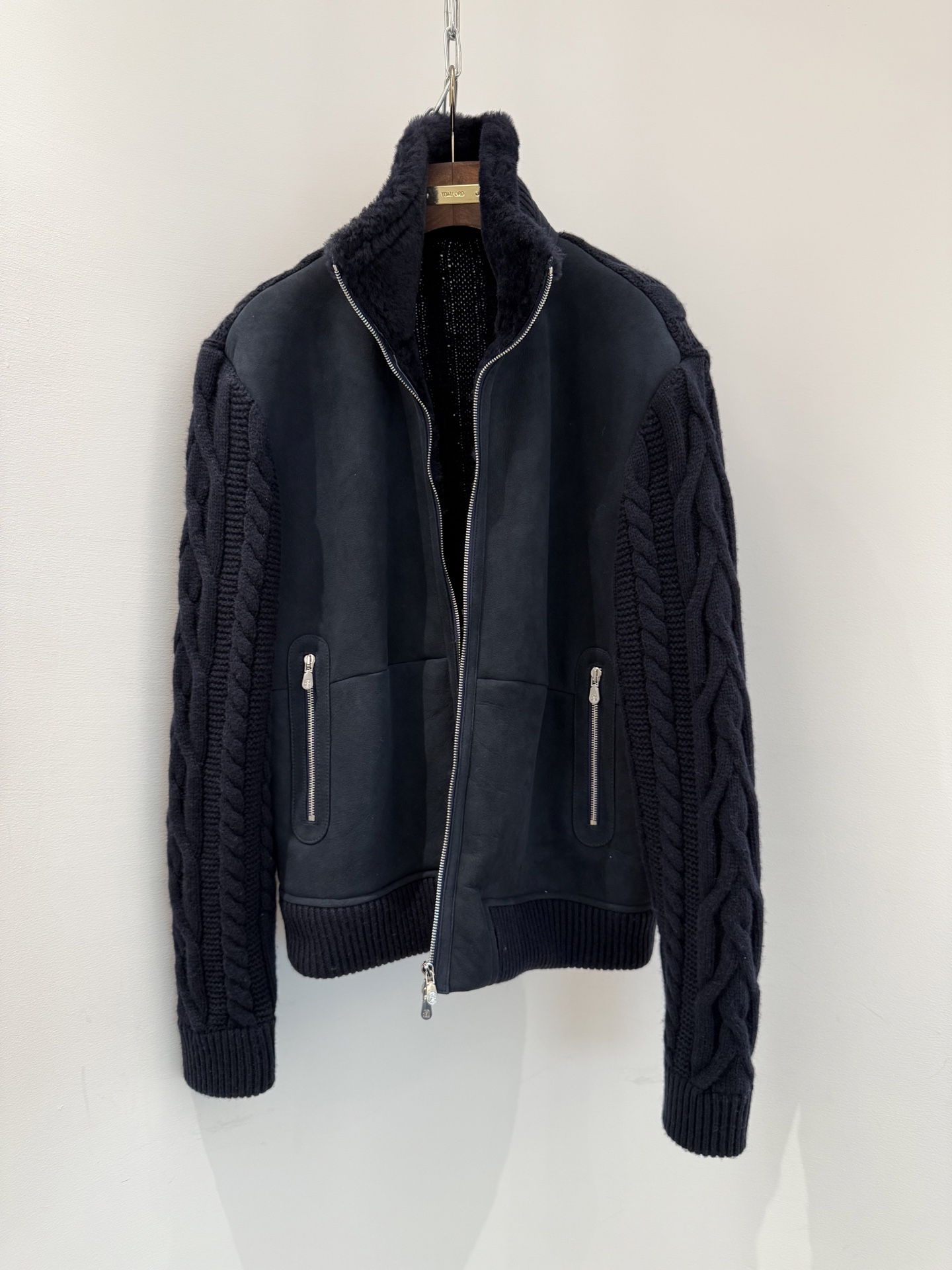 브루넬로 쿠치넬리 Brunello Cucineli 레더 재킷