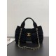샤넬 Chanel 25k AS5851 Bow Bag 99516 Black 38cm