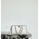 샤넬 Chanel 25P Chain Handle Bowling Bag White 18.5cm