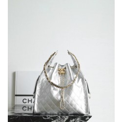 샤넬 CHANEL 25c AS5311 25Medium Handbag C-502 silver  30cm