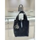 디올 Dior Toujours Vertical Nano Tote Bag Black 13cm