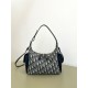 디올 Dior Medium D-Dream Bag Blue Oblique Jacquard 28cm