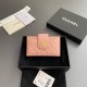 샤넬 Chanel 0342 Card Holder Pink 10cm