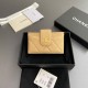 샤넬 Chanel 0342 Card Holder Apricot 10cm