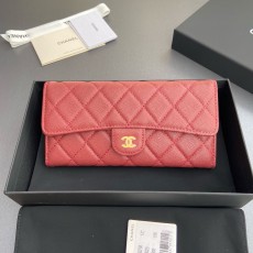 샤넬 Chanel 지갑 A80758 Wine red 19cm