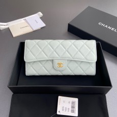 샤넬 Chanel 지갑 A80758 Light blue 19cm