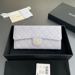 샤넬 Chanel 지갑 A80758 Light purple 19cm
