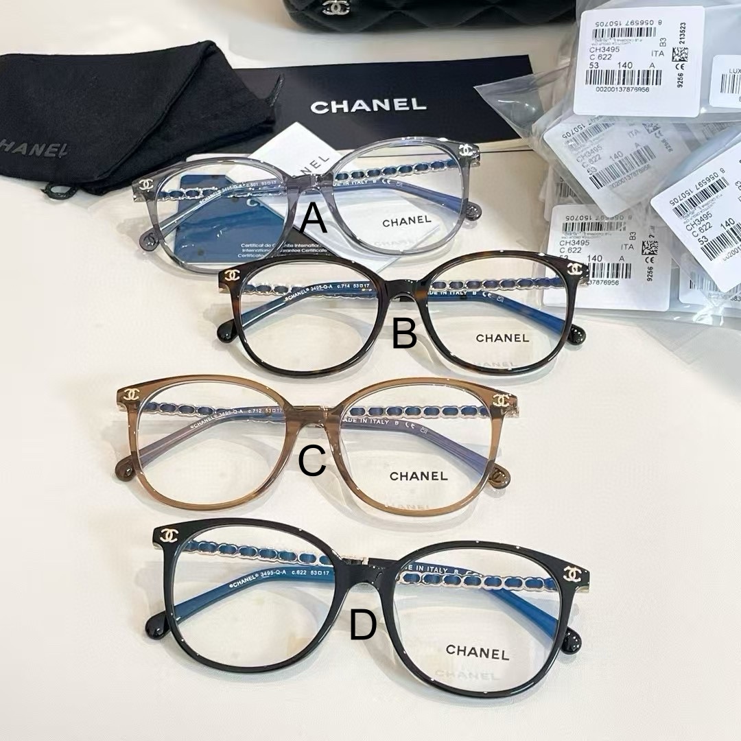 샤넬 Chanel 3495-Q-A 53口17-140