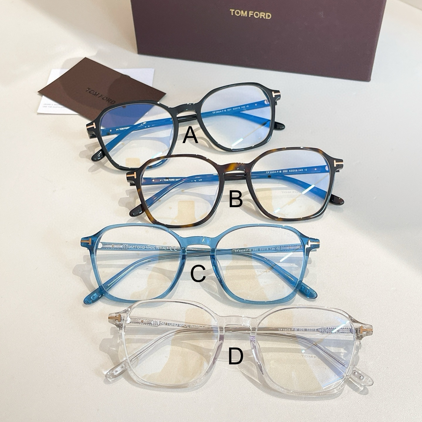 톰포드 Tom Ford TF5804-F-B 53口19-145