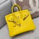 에르메스 Hermes Birkin 25cm Hcp Alligator 9V Jaune dor/gold